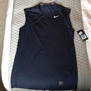 Blue Nike Dri Fit sleeveless tank